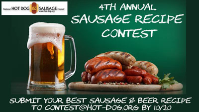 beer and sausage