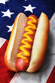 USA hot dog