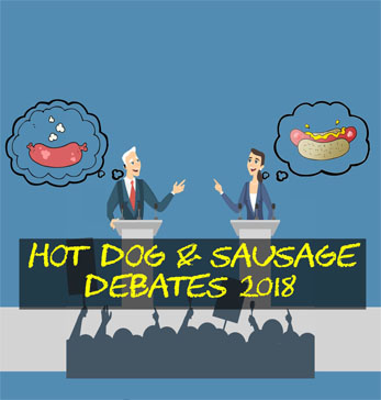 Hot dog and sausage debates 2018