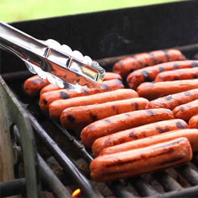Hot Dogs On The Grill